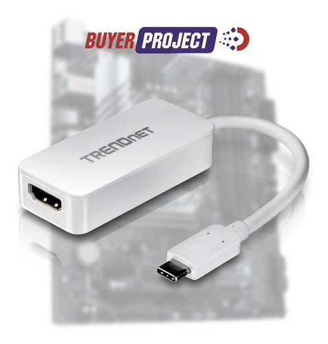 Imagen 1 de 7 de Adaptador De Video Externo Usb-c A Hdmi Trendnet 1080p 4k