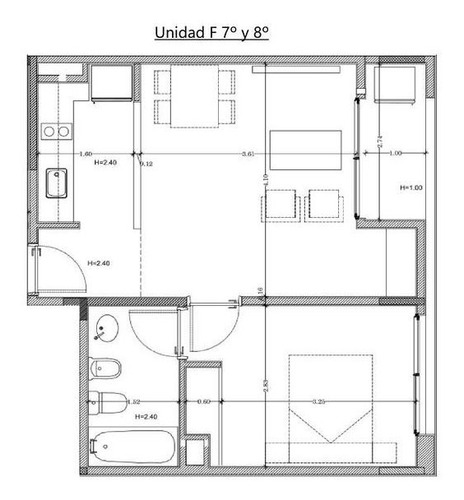 Departamento En Venta Colegiales 2 Ambientes