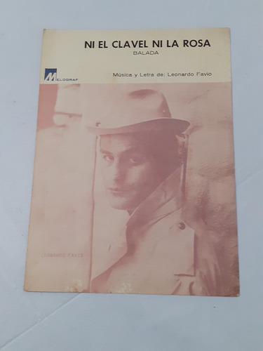 Ni El Clavel Ni La Rosa Balada Leonardo Favio Partitura 1969