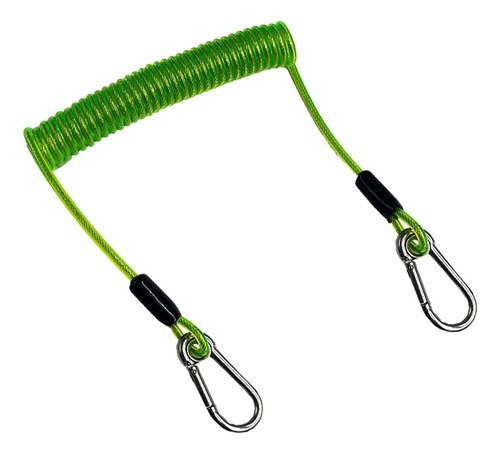 Cordón De Pesca, Cordón Retráctil En Espiral, Verde