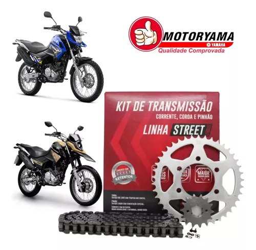 Kit Relação Transmissão Moto Crosser 150 Ano 2014 Até 2023 Aço Alta  Resistência Qualidade KMC Gold : : Automotivo