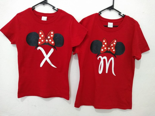 Playeras Personalizadas Minnie Mickey Disney Especial