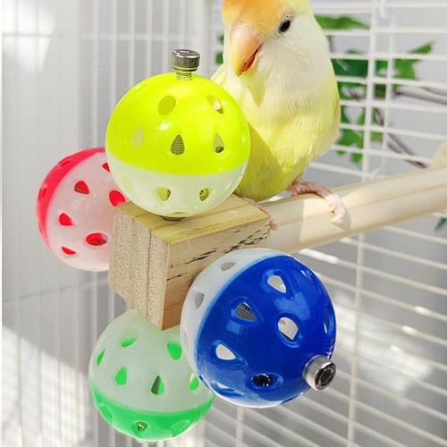 Rama De De Pájaros Perioete De Juguete De Madera Jugando