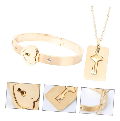 Pulsera Con Llave Pulsera Cadena Pulseras A Juego Brazalete