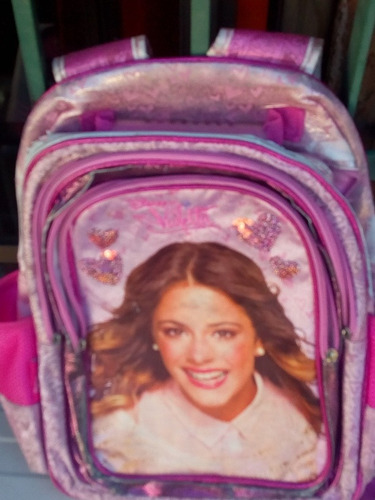 Mochila De Disney De Violetta Estado Regular