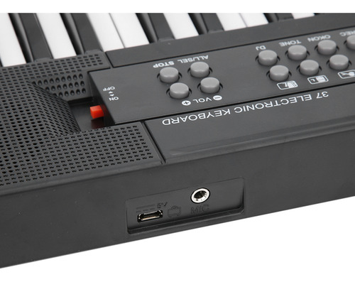 Imagen 8 de 10 de Teclado De Juguete Eléctrico De 37 Teclas Piano Musical Para