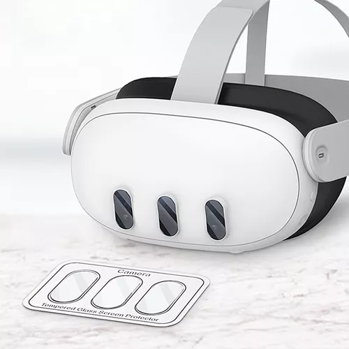 Auriculares de silicona VR Shells Protector funda protectora para Meta Quest  3 (negro)