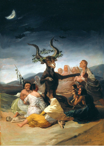 Cuadro 50x75cm Goya Artista Pintor Rococo Pinturas Negras M5