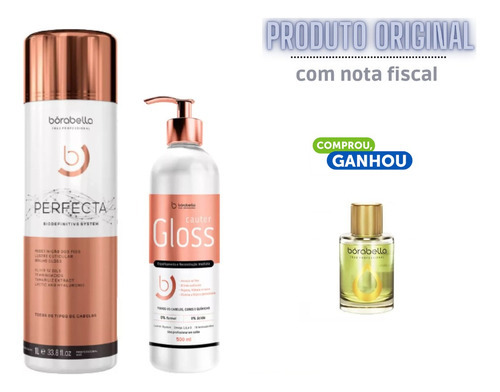 Kit Borabella Perfecta Bio Definitive + Cauter Gloss 500ml