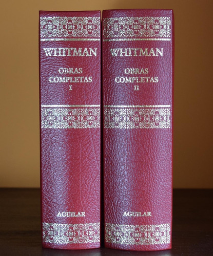 Whitman Obras Completas Aguilar 2 Tomos 2004 E N V I O S