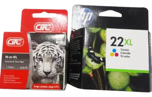 Cartridge Hp22xl Original Y 21xl Alternativo