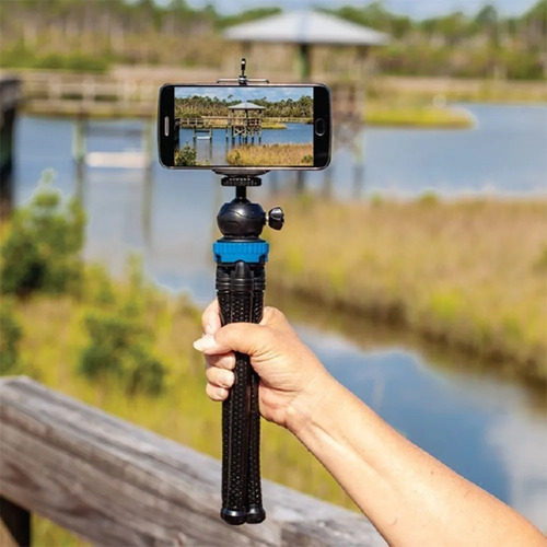 Imagen 5 de 7 de Tripié Flexible Con Montura Para Smartphone 620-grippod-bl