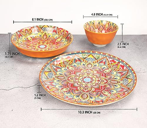 Vajilla De Porcelana Para Bufé Servicio 4 Pers. 12 Piezas Fá