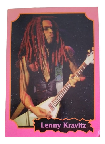 Carta, Rock Card Del Musico Lenny Kravitz