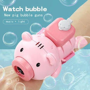 Juguete De Burbujas Para Niños Chanchito Luces Y Sonido