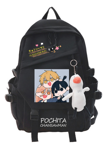 Mochila De Anime Chain Saw Para Niños De Tercer Y Último Año