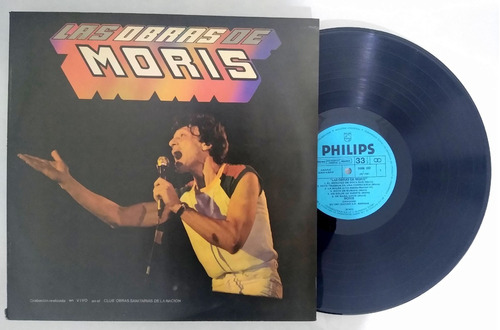 Moris La Obras De Moris Vinilo Lp 1981 Vivo Vg+ 8.5 Pto Rock