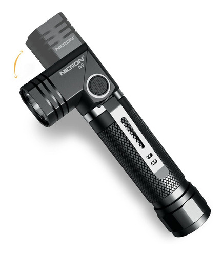 Linterna 18650 Luz De Flash Nicron N9 6 Modo Super Brillante