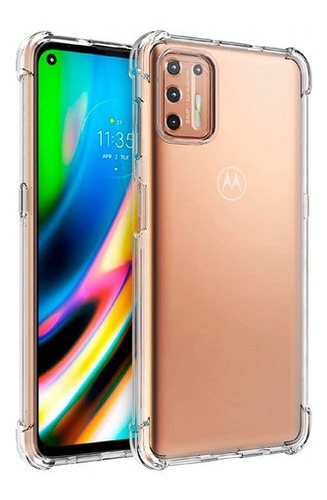 Funda Tpu Reforzada Esquineros Para Motorola Moto G71 Color Transparente