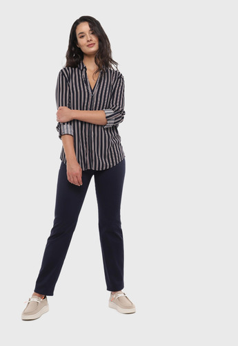 Imagen 3 de 8 de Blusa Mujer Manga Larga Rayada Esprit
