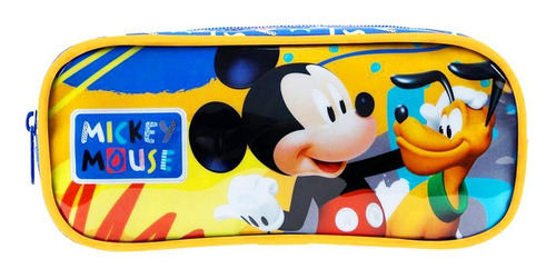 Estojo Infantil Mickey Mouse Disney Porta Lápis Organizador
