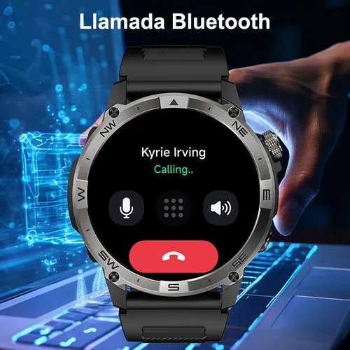 Amoled Smartwatch Hombre Reloj Inteligente Brújula Contestar