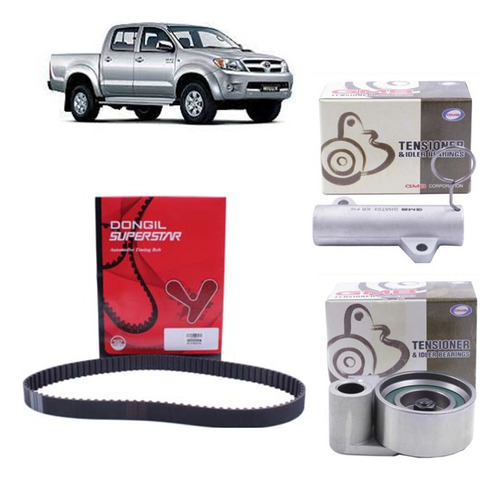 Kit Distribucion Para Toyota Hilux 2.5 2005/2015 Koreano