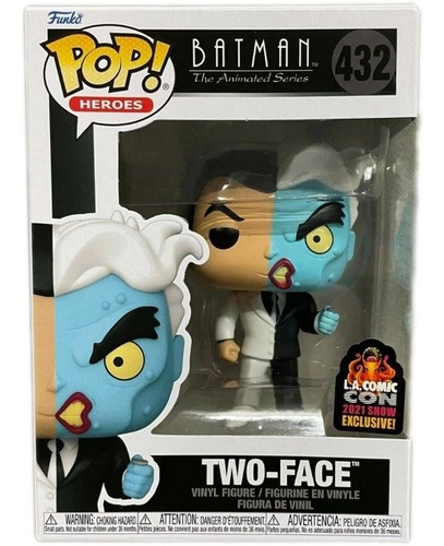 Funko Pop Two Face Dos Caras Exclusivo La Comic Con 432 (Usado)