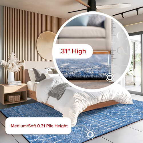 Alfombra Marroqui Blythe Runner De Nuloom, 2 Pies 8 X 8 P...