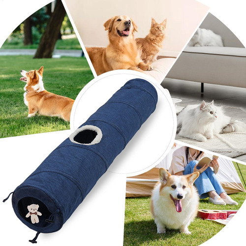 // Túnel Interior Para Gatos Túnel Para Perros Plegable