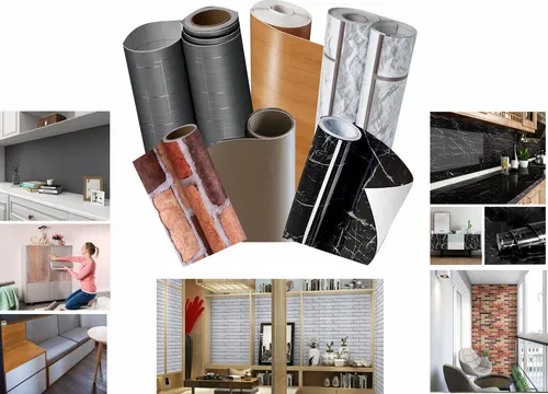 comprar Vinilo Simil Marmol - Madera Autoadhesivo Ancho 61 Cm