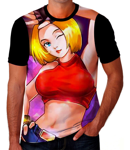 Camisa Camiseta Blue Mary The King Of Fighters Envio Hoje 05