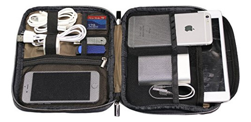 Organizer Doble Capa Electronics Accesorio Viaje Estuche