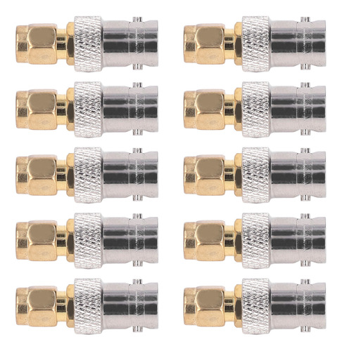 Adaptador De Cable Coaxial Rf Bnc Hembra A Sma Macho Coaxial