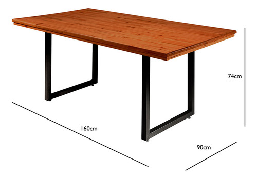 Sala De Jantar Laís 160cm Com 6 Cadeiras Laís Artluxo
