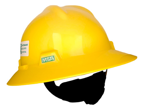 Casco De Seguridad Industrial Ala Ancha Msa Ajuste Matraca