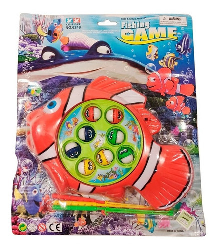 Juego De Pesca Fishing Game De Juguete Para Niños 