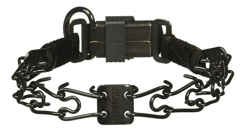 Herm Sprenger Prong Collar Negro Acero Inoxidable 16 50055