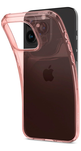 Spigen Funda Crystal Flex iPhone 15 Plus Rose