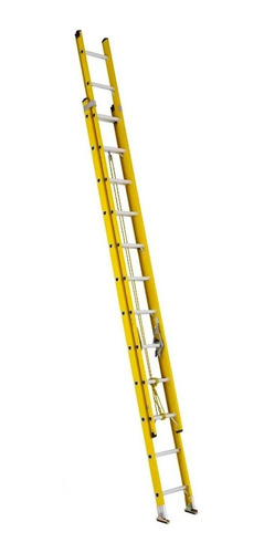 Escalera Telescopica Fibra De Vidrio 150kg 16 Pasos 2.4m