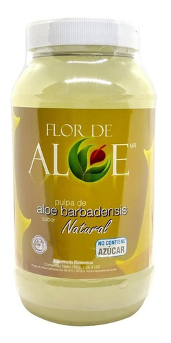 Aloe Vera Sabila Pulpa 100 % Natural Sin Azúcar