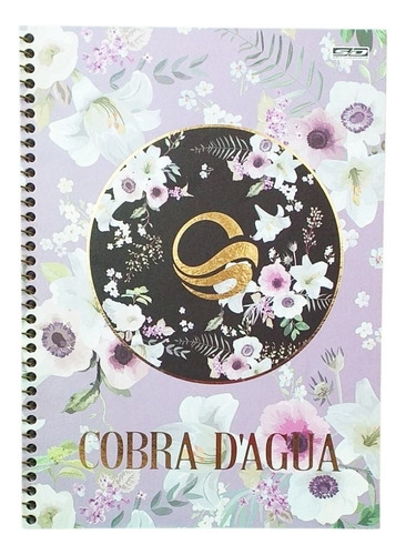 Caderno Universitário 10 Matérias Cobra D'agua São Domingos Cor Floral