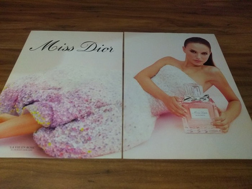 (pg387) Natalie Portman * Publicidad Miss Dior