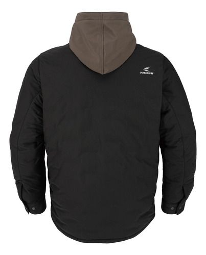 Campera Moto Urban Rs Taichi Octane Hoodie Black Invierno