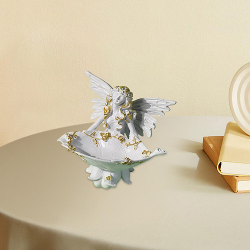 Estátua De Fada Estatueta Ornamento De Mesa Estilo E