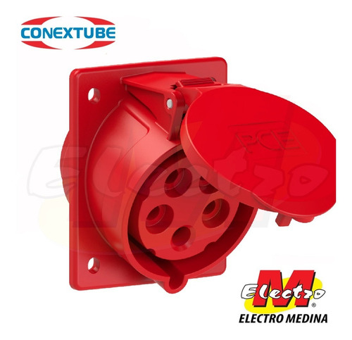 Ficha Embutir 3p +n +t 32a Ip44 Conextube Pce Electro Medina