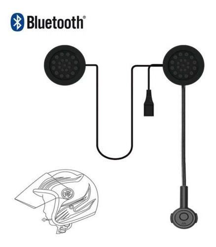 Audífonos Bluetooth Para Casco De Moto