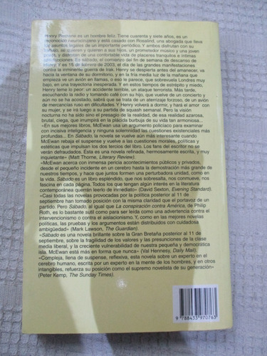 Imagen 2 de 6 de Ian Mcewan - Sábado - Anagrama (b)