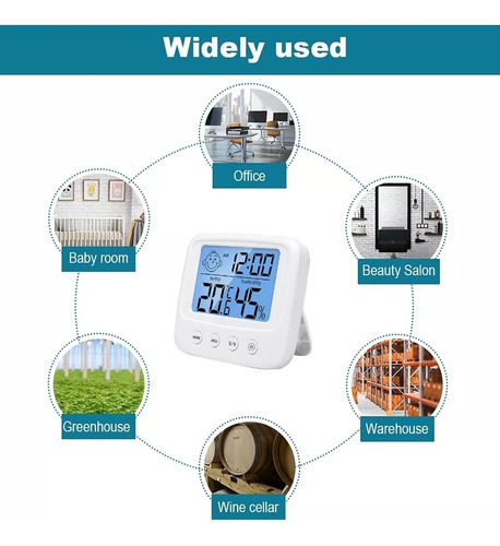 Higrômetro Multifuncional Digital Temperatura E Umidade