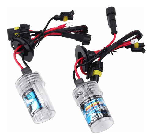 Set 2x Bulbos Hid Xenon Focos H7 Amp Luz 8000k Xenon Azul 8k
